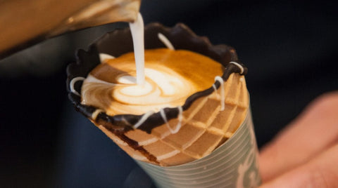 Coffee In A Cone