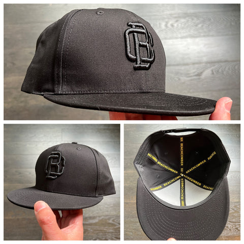 Black on Black Beachcomber Snapback