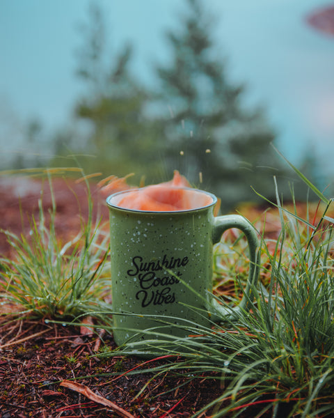 Lime Green Sunshine Coast Vibes Mug