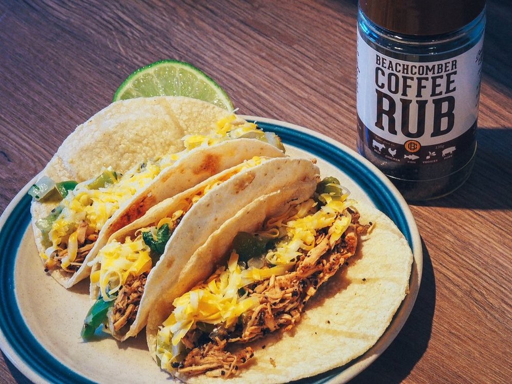 Coffee Rub Tacos – Beachcomber Coffee