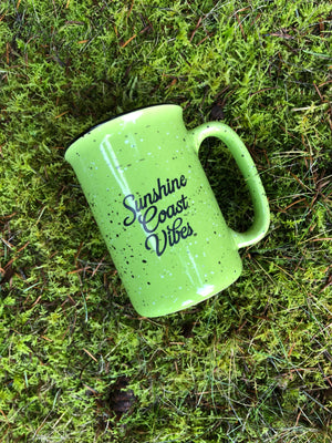 Lime Green Sunshine Coast Vibes Mug